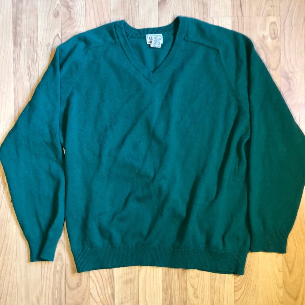 LL Bean v neck sweater